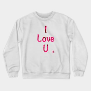 Glitzy Love (Pink & Red) Crewneck Sweatshirt